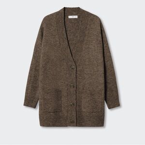 Mango Oversized cardigan with buttons